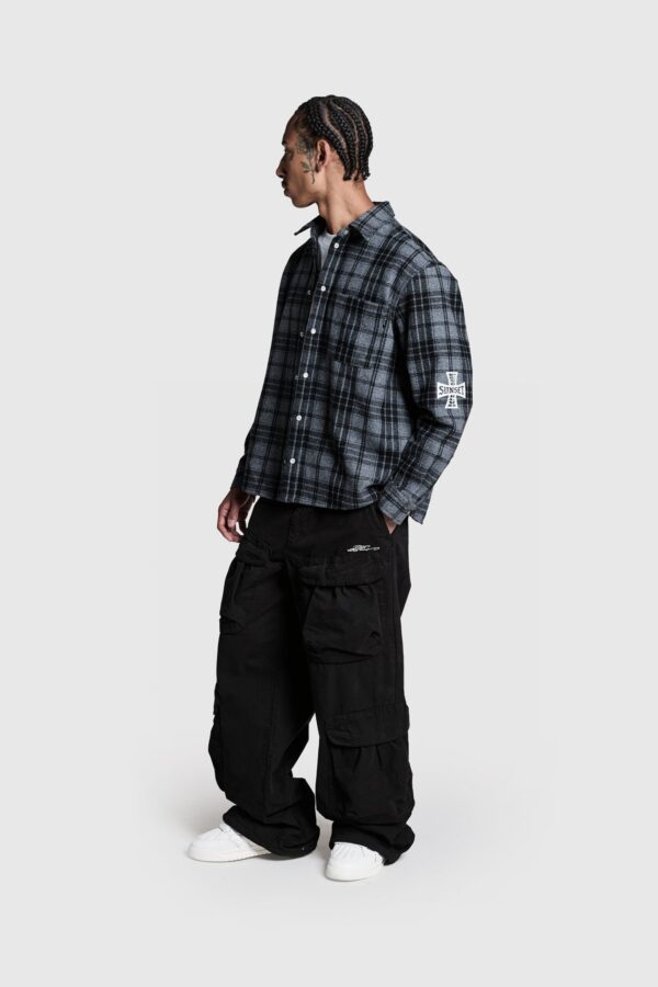 caprena Boulevard Flannel – Soft & Cozy Checkered Shirt - Image 4