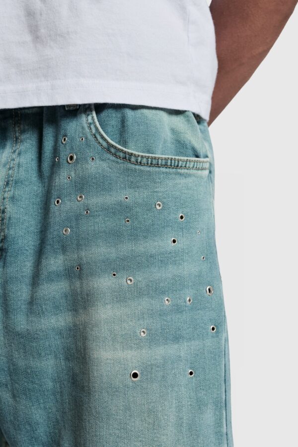 caprena Eyelet Denim – Trendy Jeans with Stylish Eyelet Details - Image 6