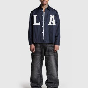 caprena LA Patch Shirt – Trendy & Comfortable Casual Shirt
