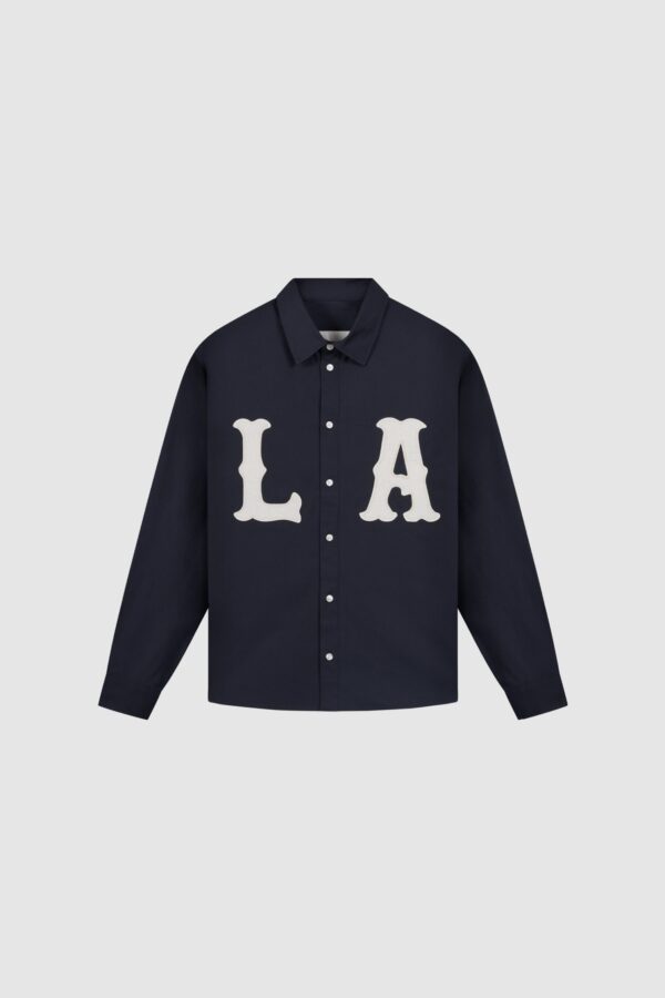 caprena LA Patch Shirt – Trendy & Comfortable Casual Shirt - Image 7