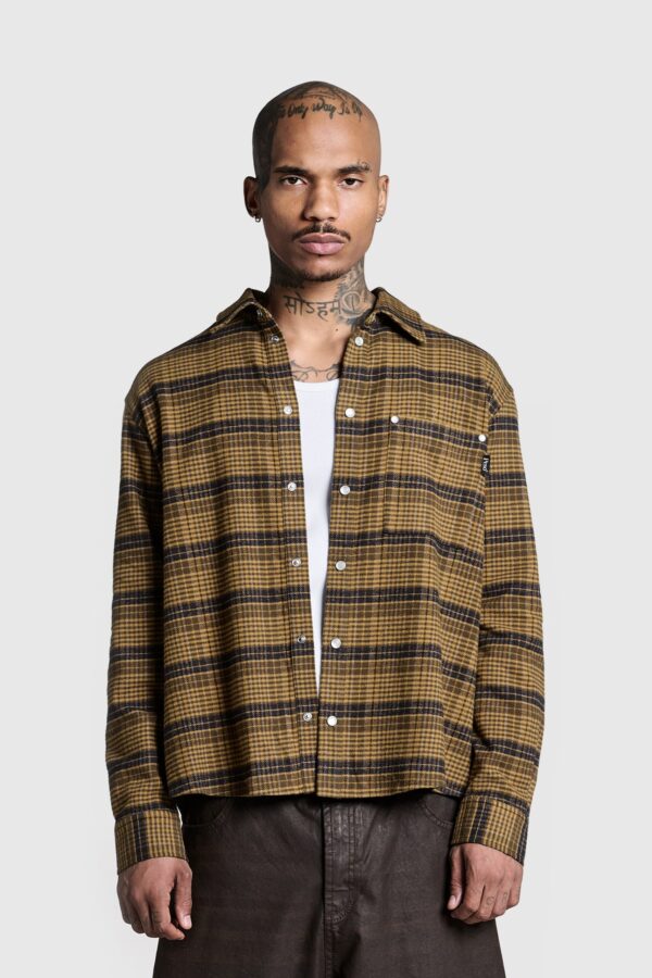 caprena Boulevard Flannel – Soft & Cozy Checked Shirt - Image 5