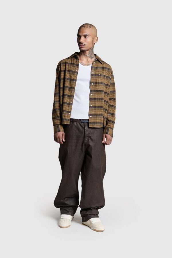 caprena Boulevard Flannel – Soft & Cozy Checked Shirt - Image 4